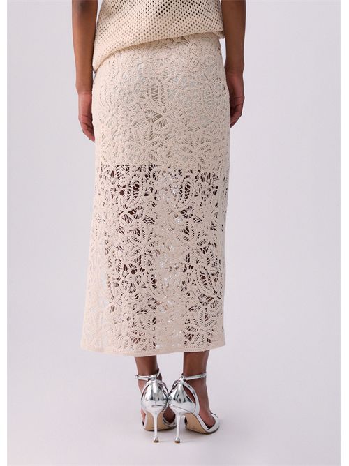 Gonna midi in macramè LIU JO | WA6361J7871/W9831